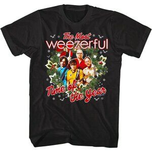 Weezer Most Weezerful Time Of The Year Funny Christmas Music Fan Gift T-Shirt 05